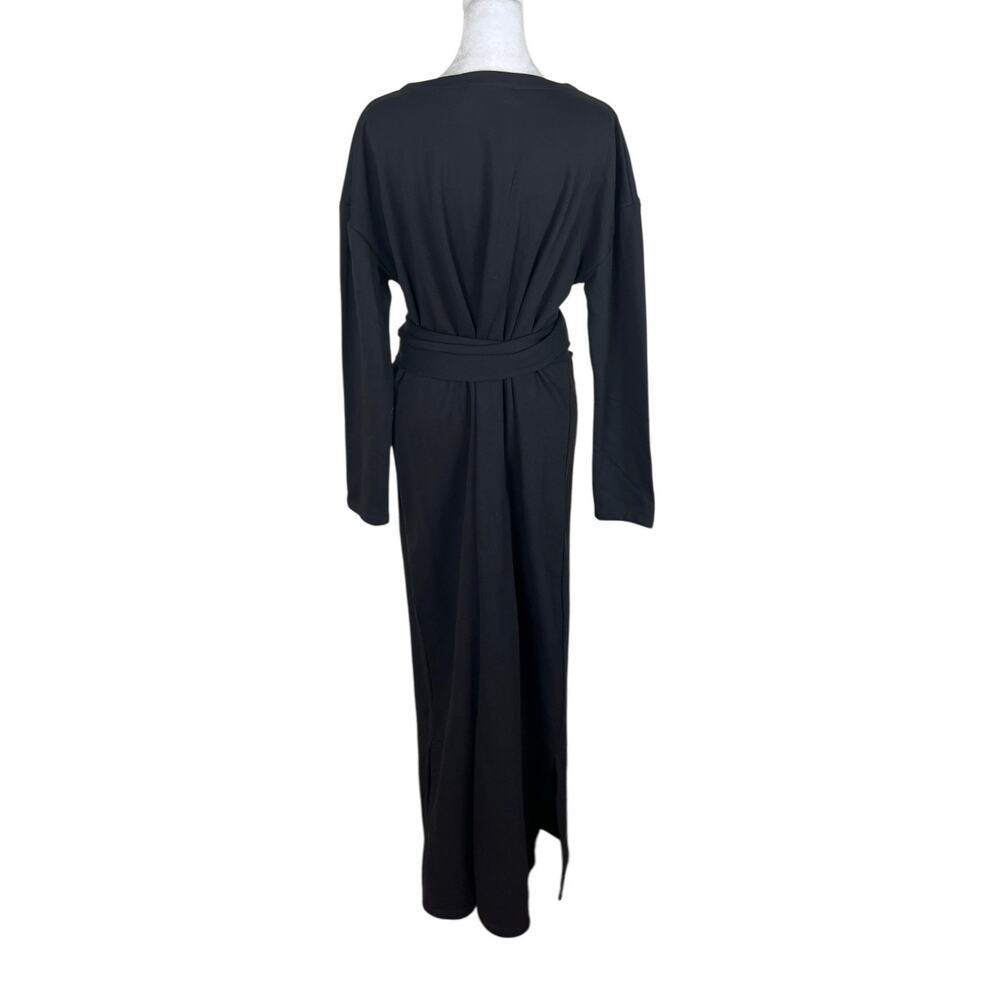 Modern Citizen Fei Cotton Tie Front Capsule Midi Dress Black NWOT Size XL - Picture 5 of 8